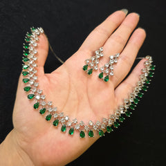 Emerald Green Necklace Set