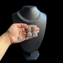 Mint Quartz Necklace Set