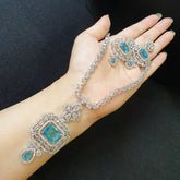 Aqua Blue Necklace Set