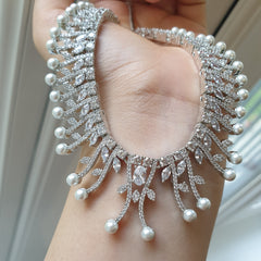 Stunning Pearl Necklace Set