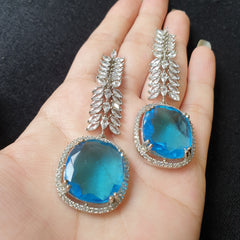 Stunning Blue Topaz Earrings