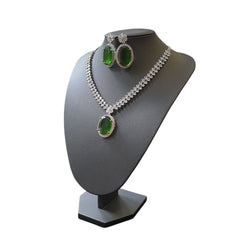 Peridot Green Necklace Set