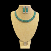 Green Topaz Necklace Set