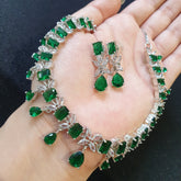 Emerald Green Necklace Set