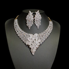 Stunning Cubic Zirconia Necklace Set