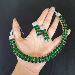 Emerald Green Necklace Set