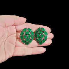 Emerald Green Earrings