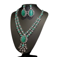 Mint Quartz Necklace Set