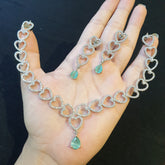 Mint Quartz Necklace Set