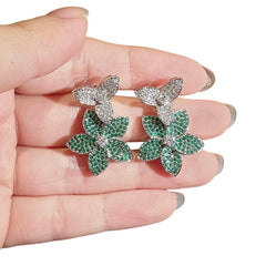 Stunning Emerald Green Earrings