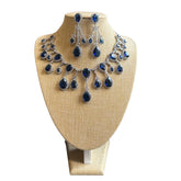 Blue Sapphire Necklace Set