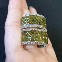 Yellow Topaz Stud Earrings