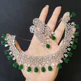 Emerald Green Necklace Set