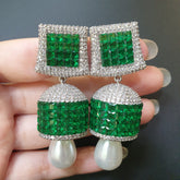 Stunning Emerald Green Necklace Set