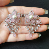 Pink Quartz Earrings