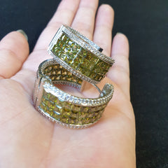 Yellow Topaz Stud Earrings