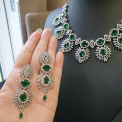 Emerald Green Necklace Set