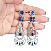 Blue Sapphires Earrings