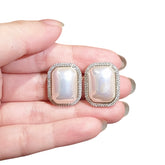 Beautiful Cubic Zirconia Stud Earrings