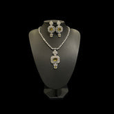 Yellow Citrine Necklace Set