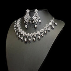 Black Quartz Necklace Set