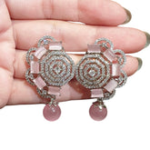 Pink Quartz Earrings