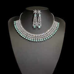 Mint Quartz Necklace Set