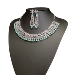 Mint Quartz Necklace Set
