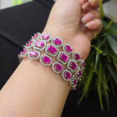 Feva - Stunning Ruby Red Bracelet