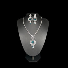 Aqua Blue Necklace Set