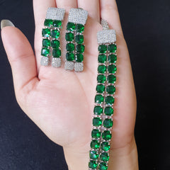 Emerald Green Necklace Set
