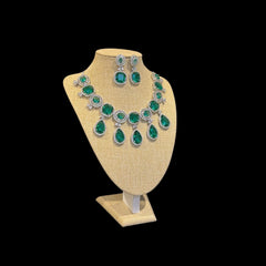 Green Topaz Necklace Set