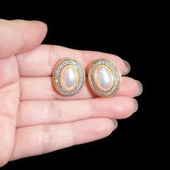 Stunning Cubic Zirconia Stud Earrings