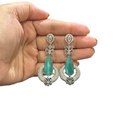 Mint Quartz Earrings