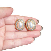 Stunning Cubic Zirconia Stud Earrings