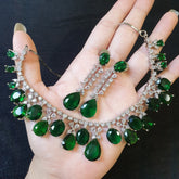 Emerald Green Necklace Set