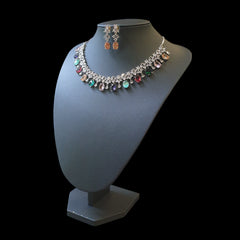 Multi Gemstones Necklace Set