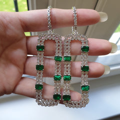 Emerald Green Earrings