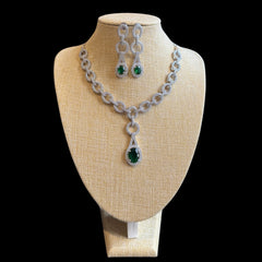 Emerald Green Necklace Set