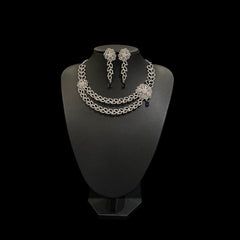 Blue Sapphire Necklace Set