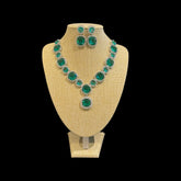 Green Topaz Necklace Set