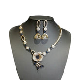 Blue Sapphires Necklace Set