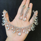 Clear Quartz Necklace Set