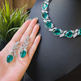 Oasis - Emerald Doublet Necklace Set