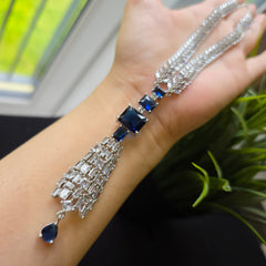 Blue Sapphire Necklace Set