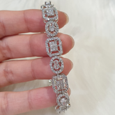 White Cubic Zirconia Bracelet