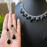 Rimi - Black Onyx Necklace set with Earrings
