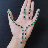Emerald Green Necklace Set