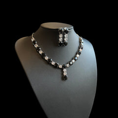 Dark Purple Amethyst Necklace Set