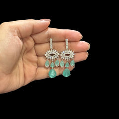 Mint Quartz Earrings